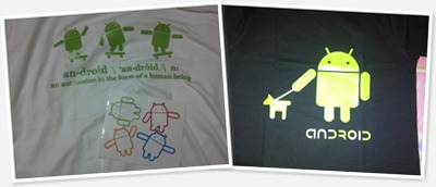 View android tshirts