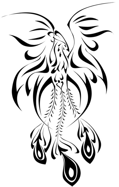 Tribal Phoenix Tattoo on Phoenix Tattoo Patterns  41   Tattoology