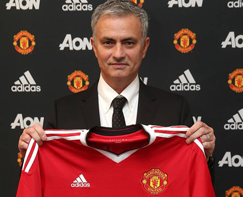 Jose Mourinho joined the Red Devils