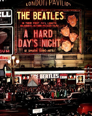 A Hard Day's Night The Pavilion London movie poster
