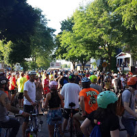 Riverwest 24 Hour Bike Race - Start Line