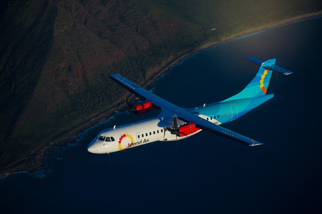 Hawaii Island Air ATR-72 Inflight