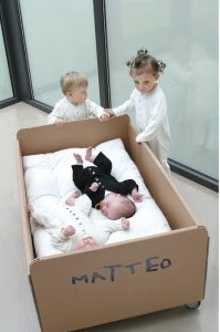 {Kids} Sustainable baby bed by Album di Famiglia