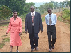Broadway team, buildings, Kibaale administrators 026