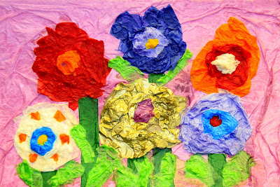 tissue paper art