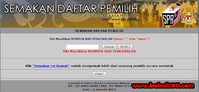 Jom buat semakan daftar pemilih