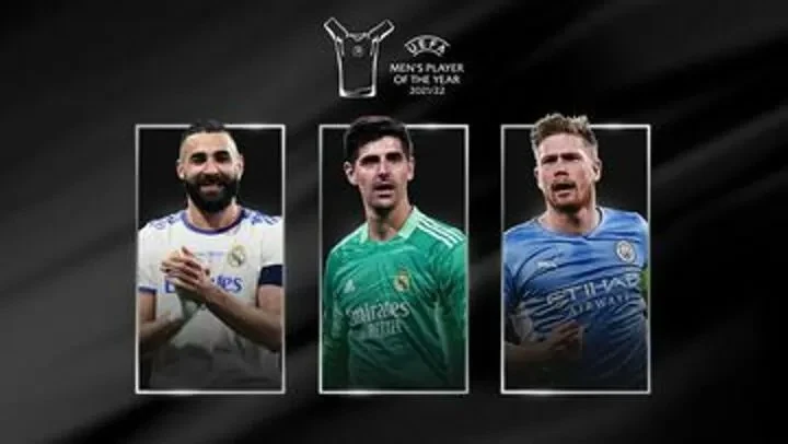 Who are the nominees for the UEFA Player of the Year award?