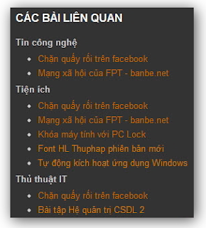 Bài viết liên quan theo nhiều label cho Blogspot - fix lỗi tiếng việt