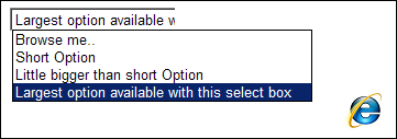 Fix For Ie Select Dropdown With Fixed Width Issue Using Jquery Learning Jquery