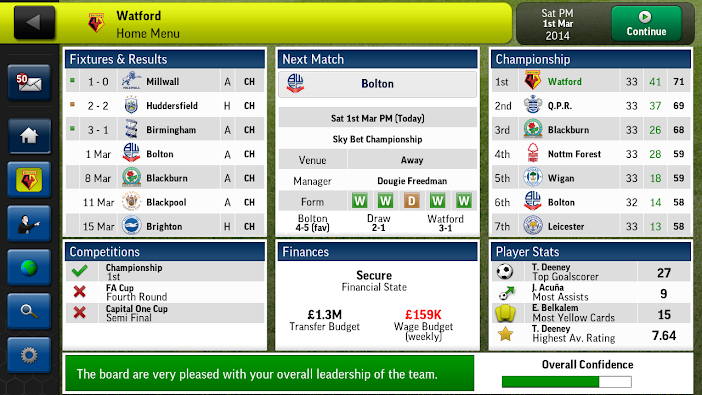 Football Manager Handheld 2014 + data crack APK