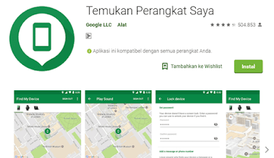 aplikasi google yang mampu melacak keberadaan hp yang hilang