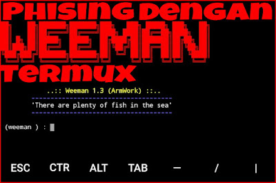 Penggunaan Weeman Pada Termux Untuk Phising Facebook