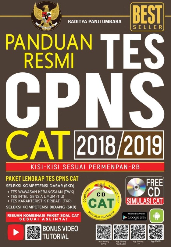 Download Buku Panduan Resmi Tes CPNS CAT 2018-2019