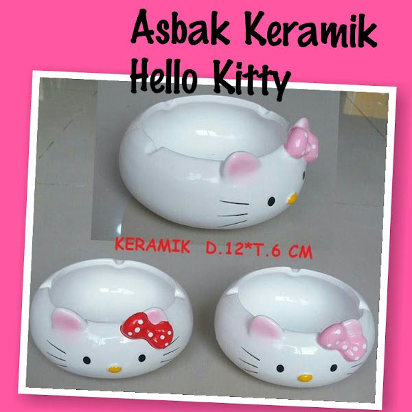 Tempat Abu Rokok Hello Kitty Murah Grosir Ecer Pink 