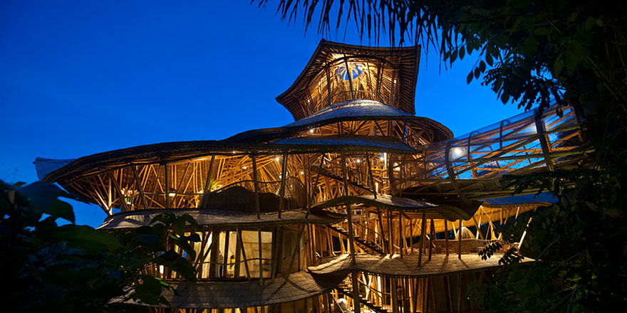 Di Bali Ada Rumah Unik Yang Terbuat Dari  Bambu  Dunia 