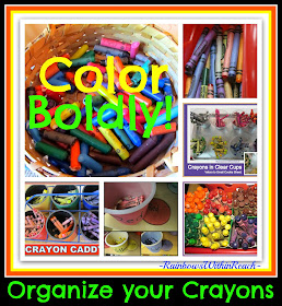 photo of: Organize your Crayons: crayon caddies of all types