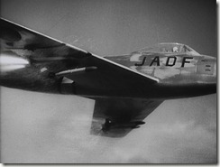 Godzilla Raids Again F-86 Fires Rockets