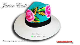 sombrero pintado colombia