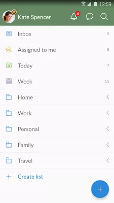 Wunderlist : Help you to manage your to-do list