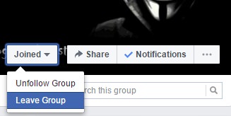 Leave group