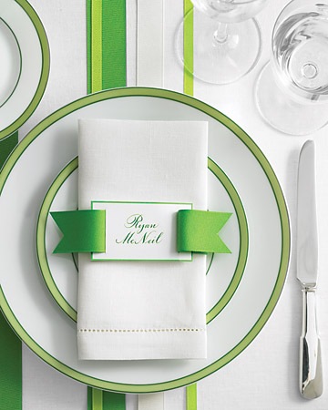 When I am designing a wedding decor I always think about the napkin fold