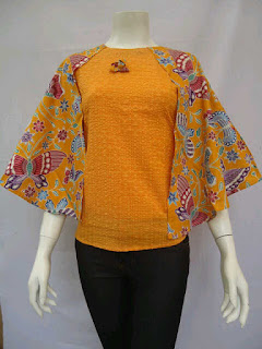 Blus Batik Model Cape Terbaru