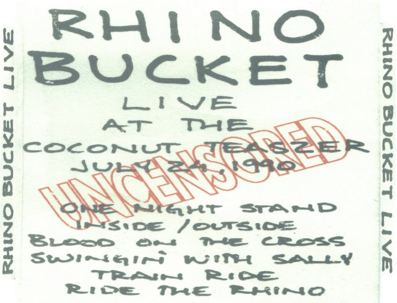 rhino bucket  blood