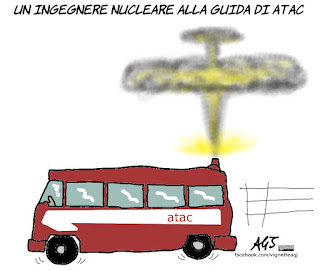 atac, roma, raggi, nomine, dimissioni, vignetta, satira