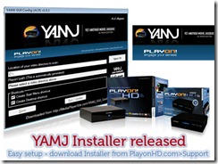 Playon-YAMJ-installer