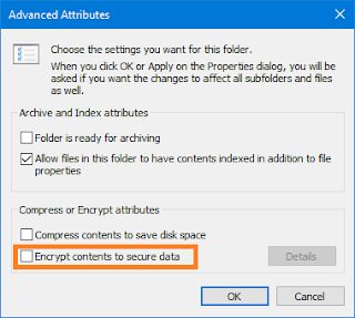 Cara mendekripsi File dan Folder yang dienkripsi EFS di Windows 10