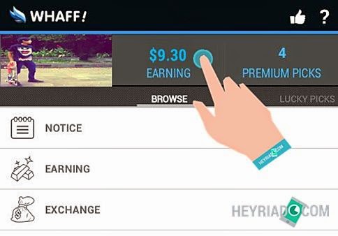  Apakah kau pengguna Smartphone Android Download Aplikasi WHAFF Rewards Penghasil Uang Dollar