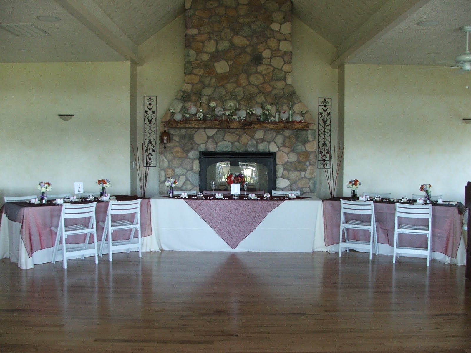 ivory centerpieces wedding