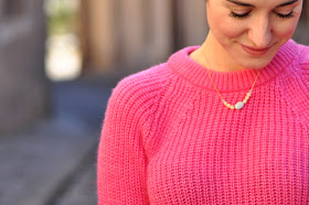 bubble pink jumper look