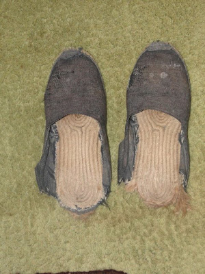 espadrilles slijten