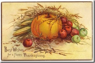 vintage pumpkin postcard