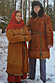traditional winter overcoats from Belarus