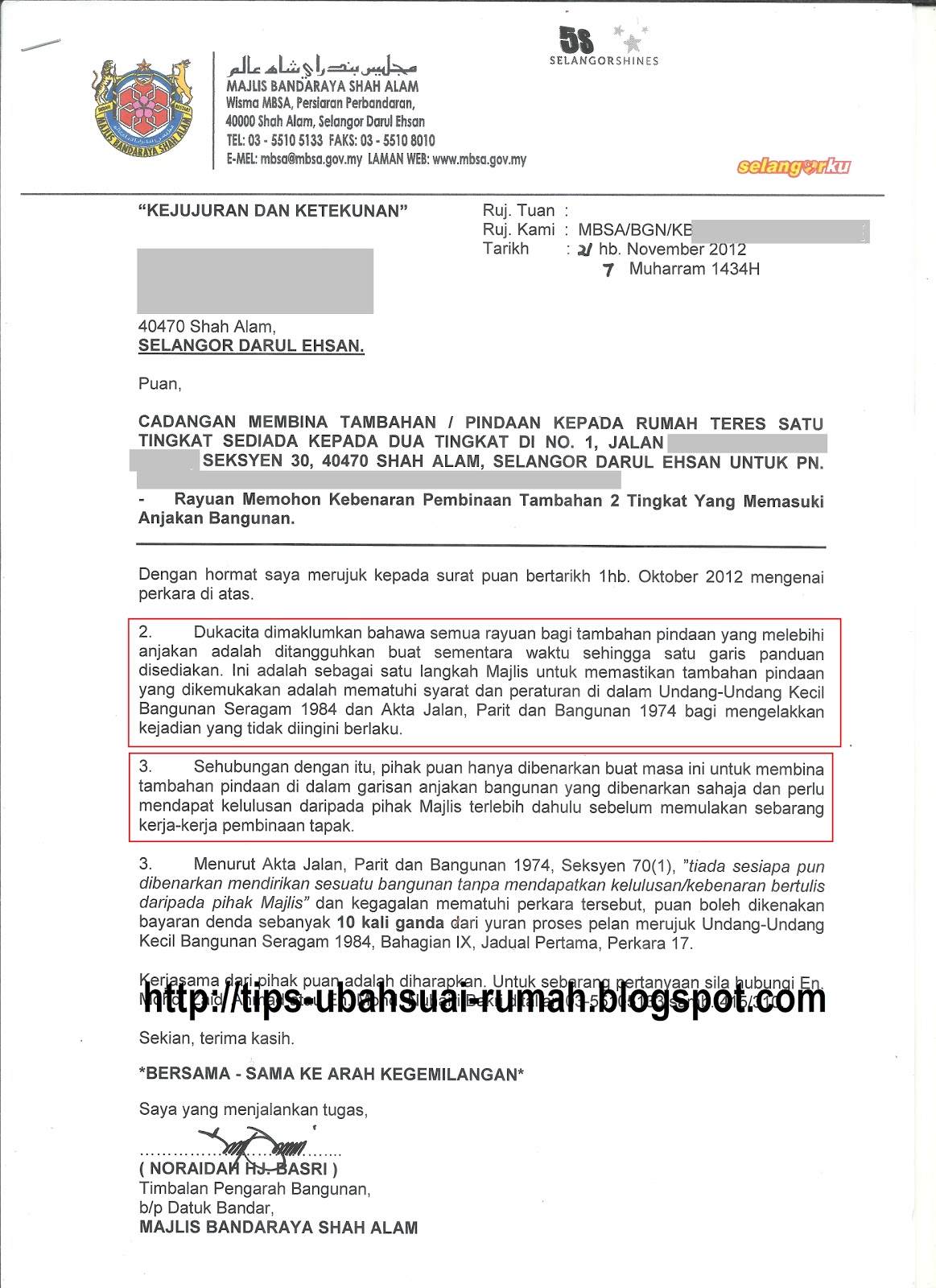 Contoh Surat Rayuan Permohonan Rumah Dbkl  Kotasurat.com