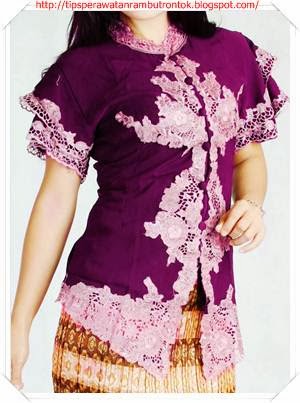  Cantik dan Terbaru model kebaya modern lengan pendek 