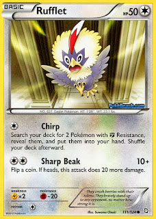 Rufflet Dragons Exalted Pokemon Card