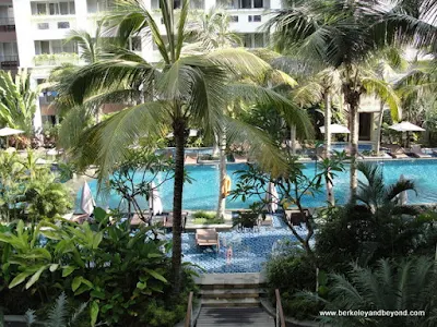 pool at Swiss-Belresort Watu Jimbar in Sanur, Bali, Indonesia