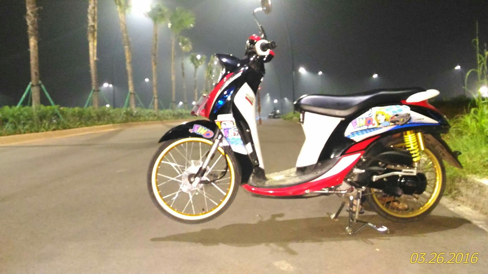 63 Modifikasi Motor Fino Pelek 17 Terbaru Pinus Motor