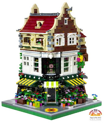 Flower Shops on Brick Town Talk  Fabulous Flower Shop   Lego Town  Architecture