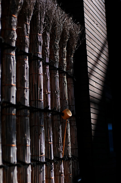 a bamboo ladle