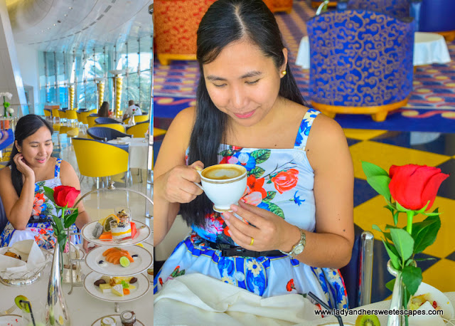 burj al arab continental breakfast stand