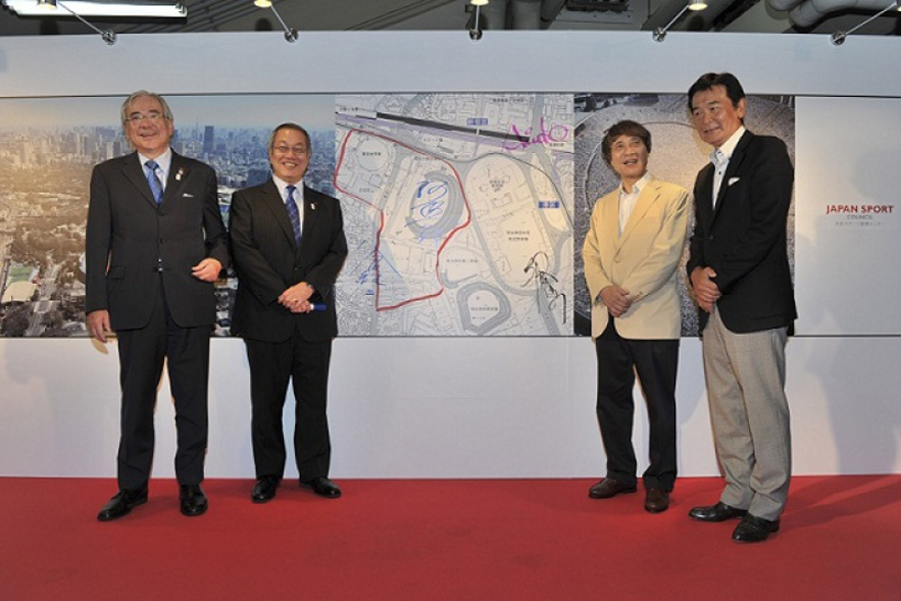 Saint-Émilion, Francia: Tadao Ando: New Stadium Tokio 2020