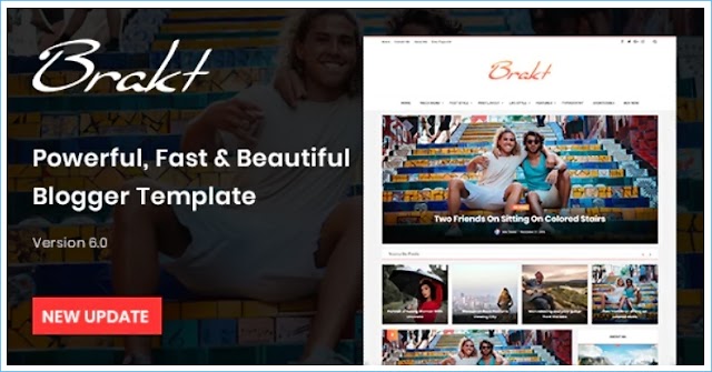 Brakt - Personal Blogger Template Free Download