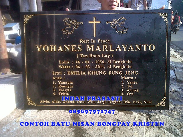 JUAL PRASASTI BATU NISAN PRASASTI PERESMIAN KIJING MAKAM 