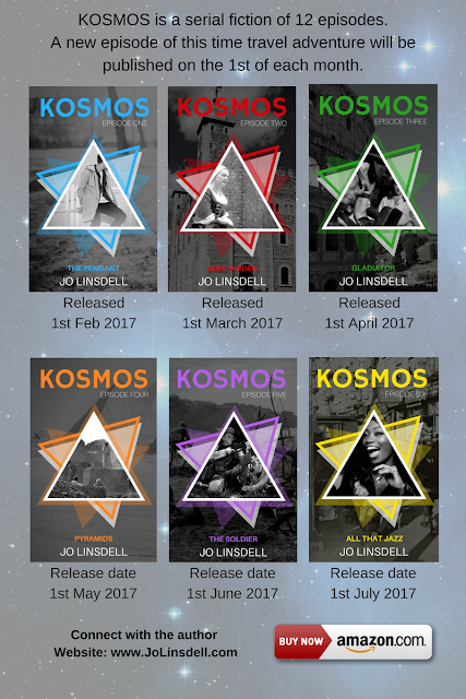 The #KOSMOS series by Jo Linsdell #PreTeen #TimeTravel #Books