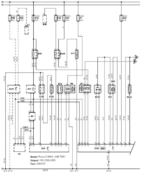 air conditioning Ford Focus CMax 20  Wiring DiagramsCars