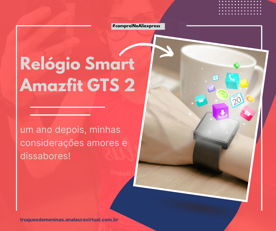 smart amazfit gts2 resenha compras no aliexpress